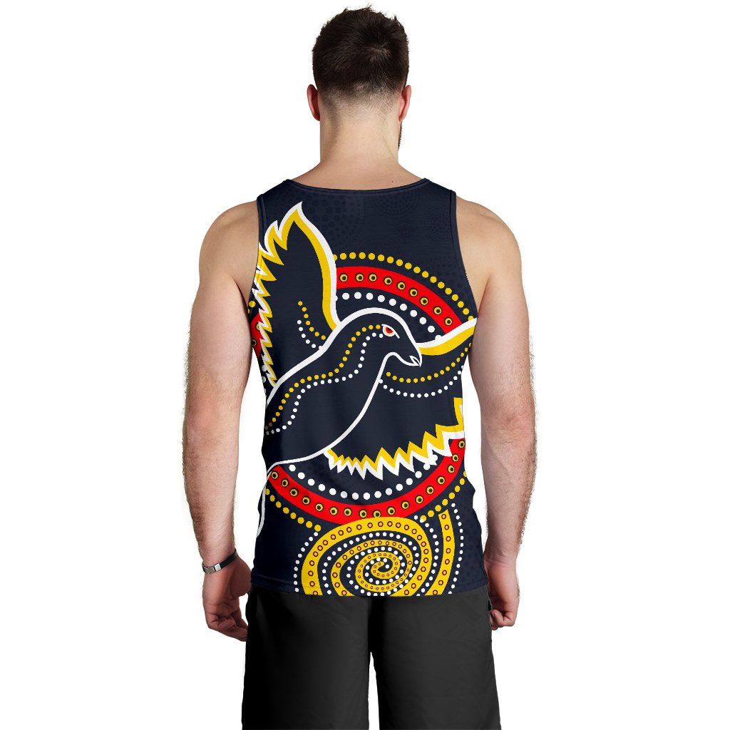 Adelaide Men Tank Top Crows Indigenous - Vibe Hoodie Shop