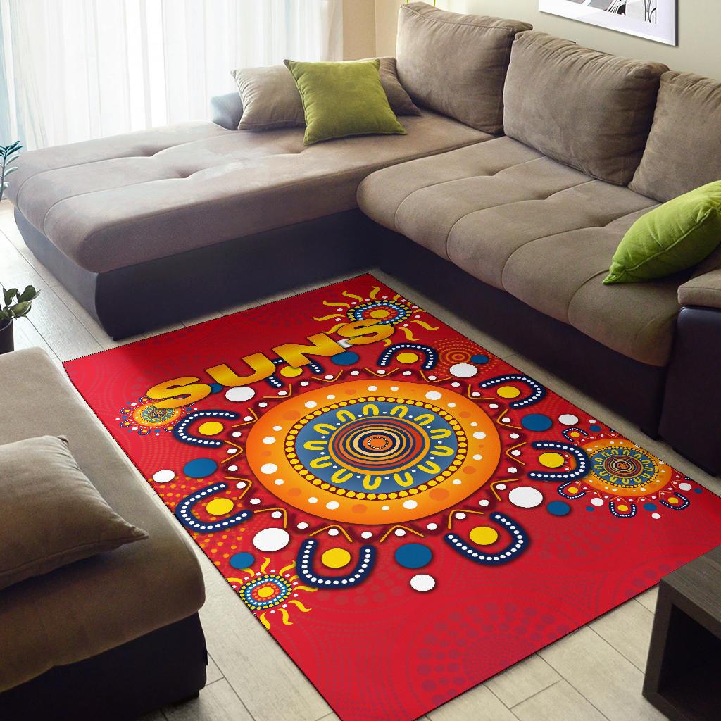 Gold Coast Area Rug Suns Indigenous - Vibe Hoodie Shop