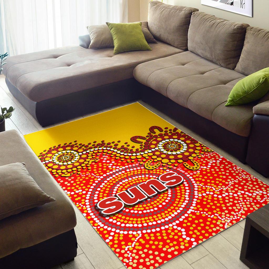 Gold Coast Area Rug Suns Aboriginal - Vibe Hoodie Shop