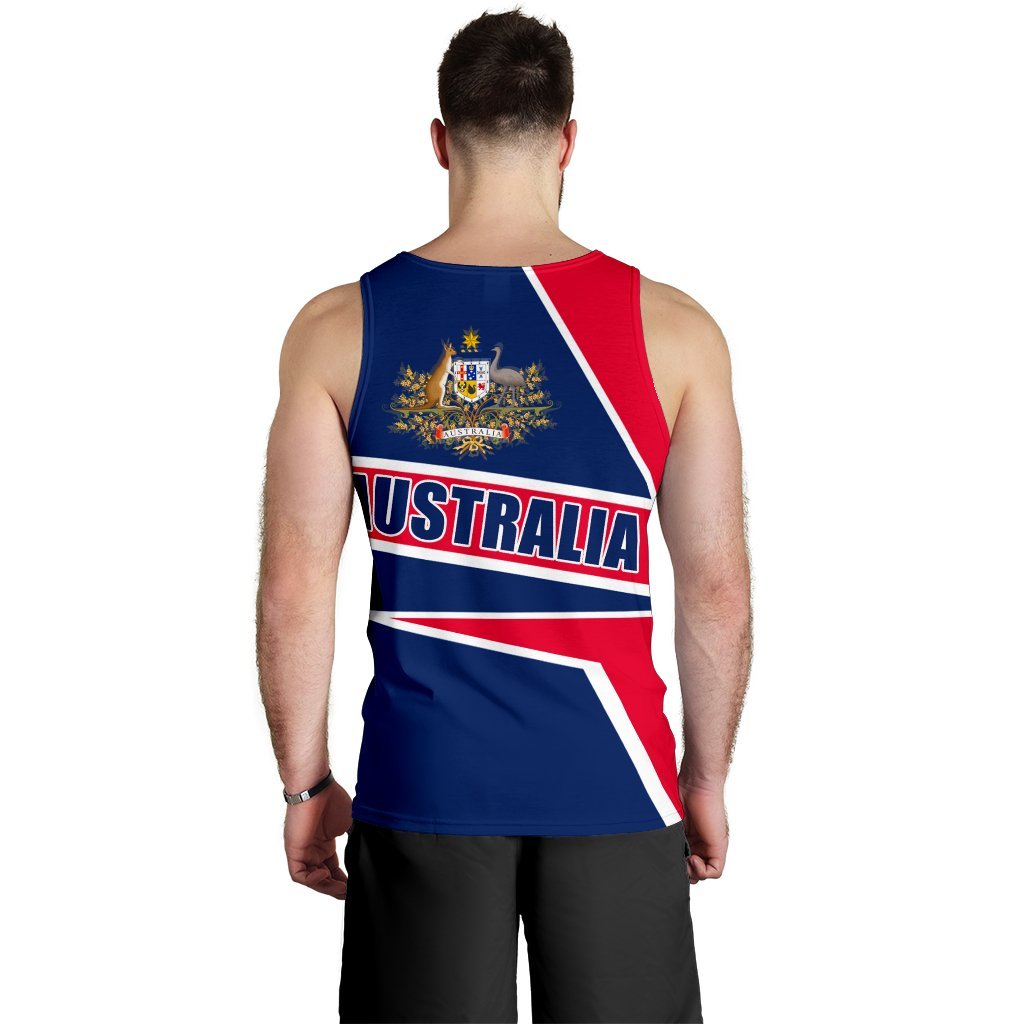 Men's Tank Top - Australian's Pride Ver01 - Vibe Hoodie Shop