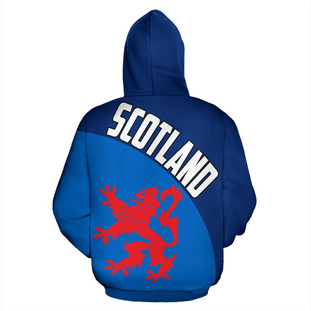 Scotland Hoodie Lion Wave Flag Color - Vibe Hoodie Shop