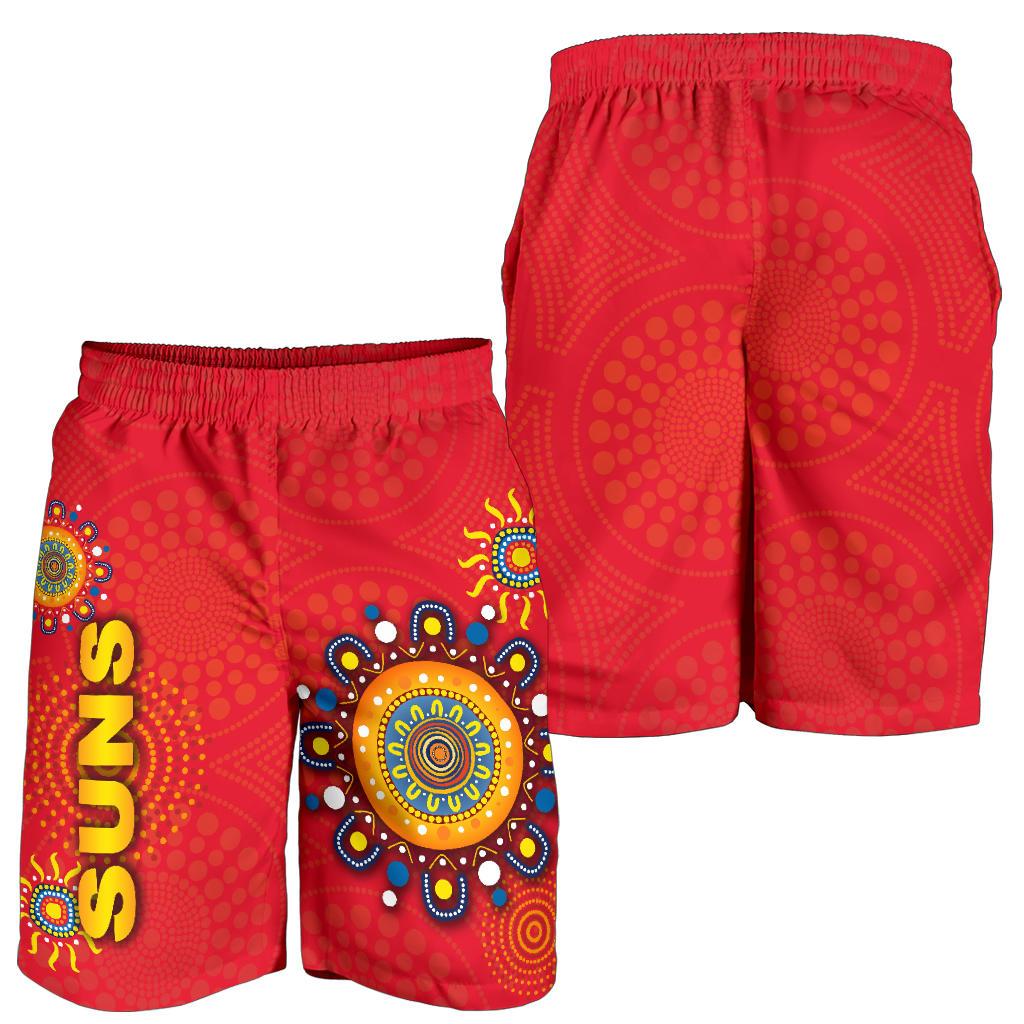 Gold Coast Men Shorts Suns Indigenous - Vibe Hoodie Shop