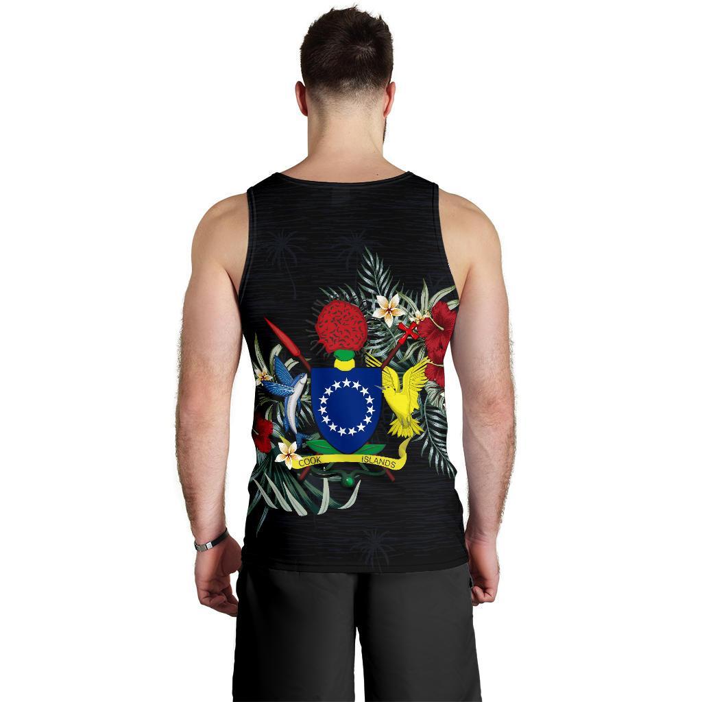 Cook Islands Hibiscus Men's Tank Top - Vibe Hoodie Shop