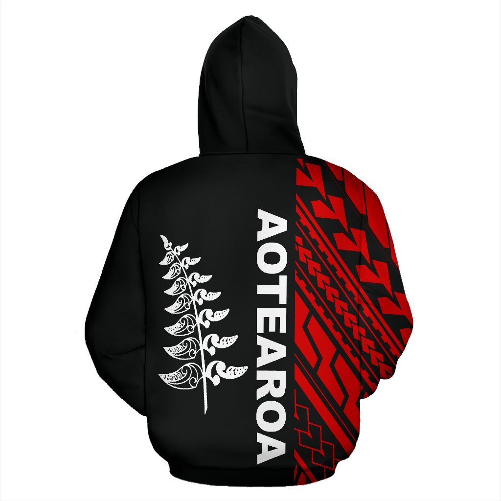 New Zealand Maori Aotearoa All Over Print Hoodie - Vibe Hoodie Shop