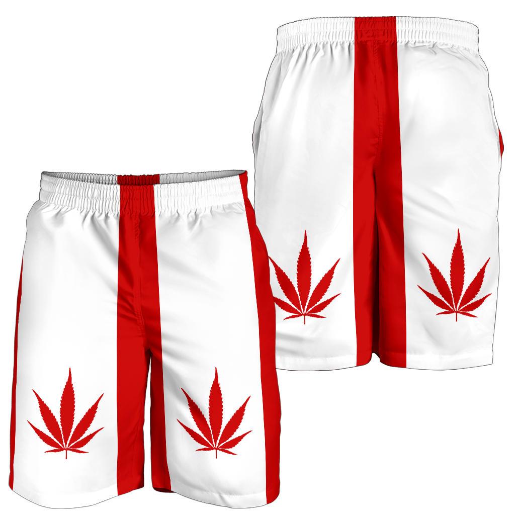 Canada Shorts Weed Flag - Vibe Hoodie Shop