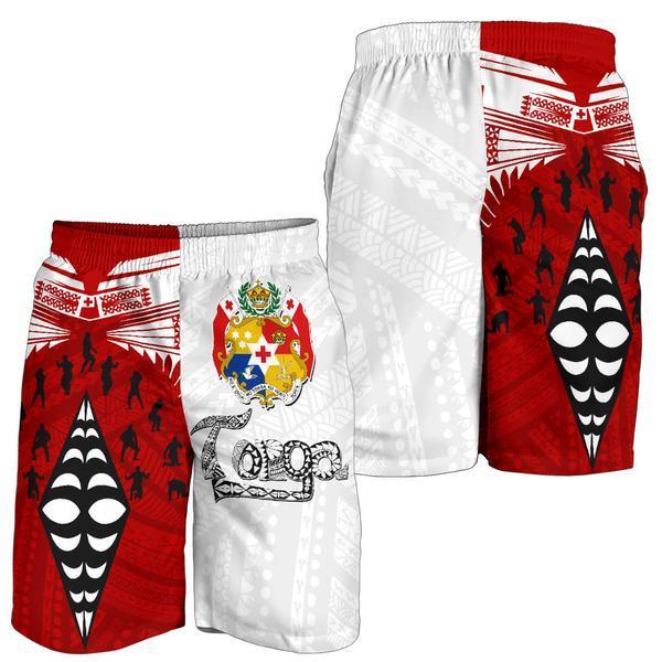 Tonga Men's Shorts - Tongan Sipi Tau Rugby - Vibe Hoodie Shop