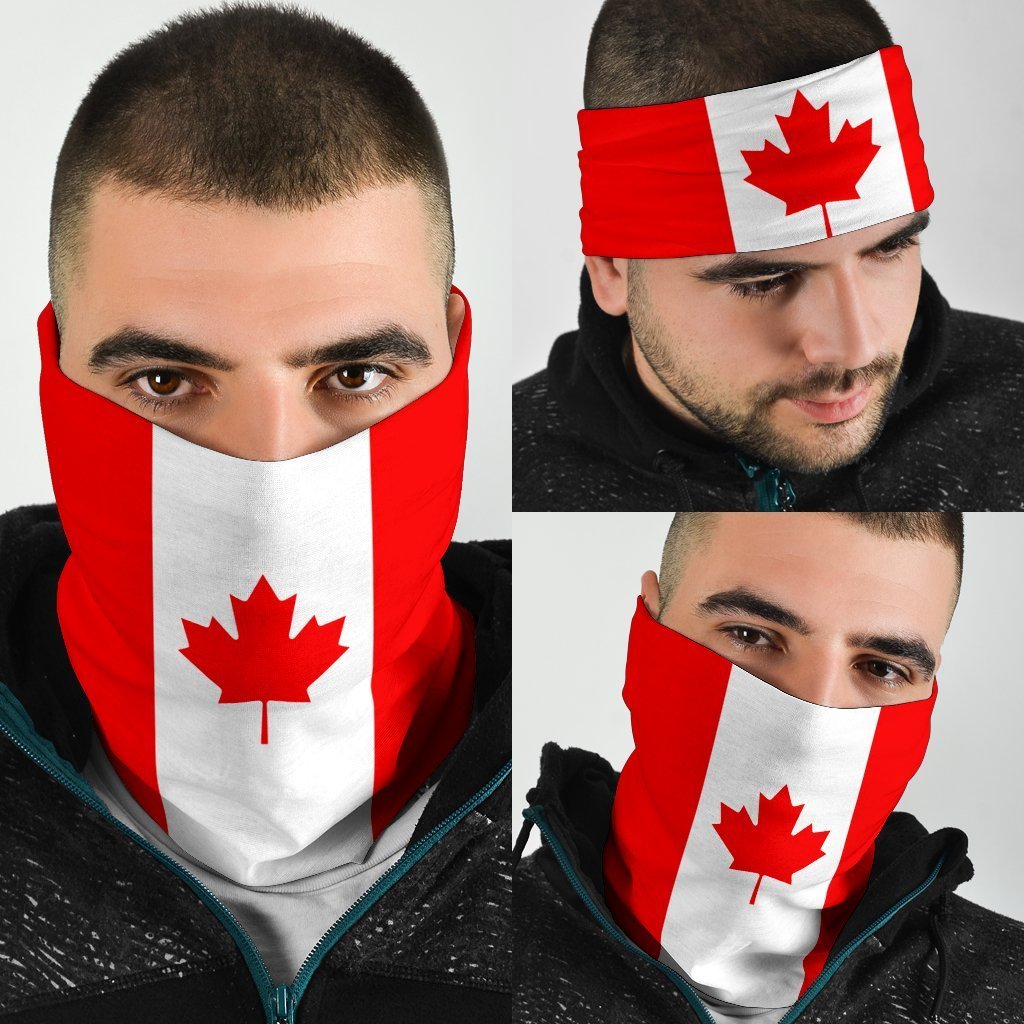 Canada Bandana 3 - Pack - Flag Neck Gaiter - Vibe Hoodie Shop
