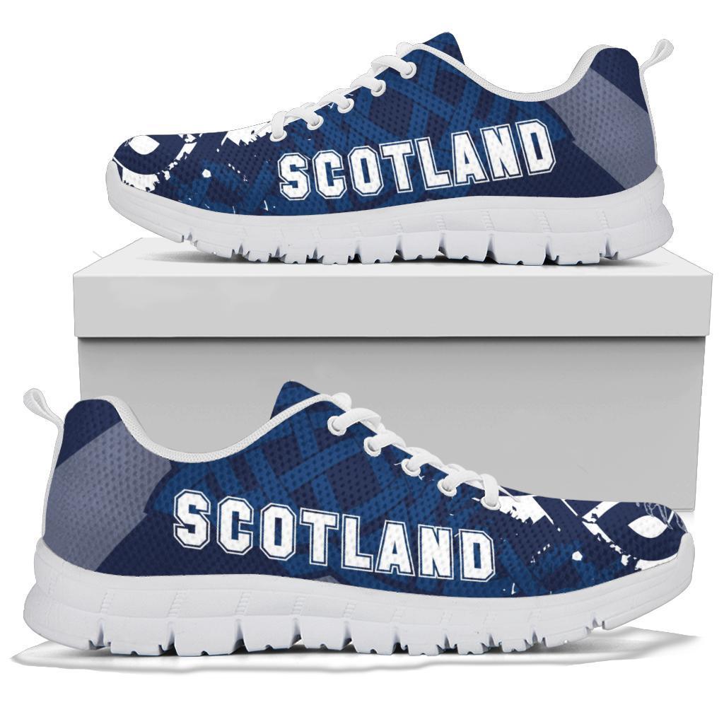 Scotland Celtic Sneakers - Cross Celt Lion - Vibe Hoodie Shop