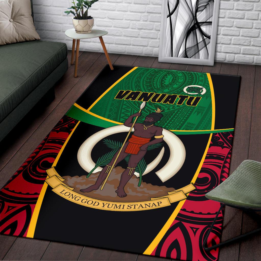 Vanuatu Rugby Area Rug Unique Vibes - Vibe Hoodie Shop