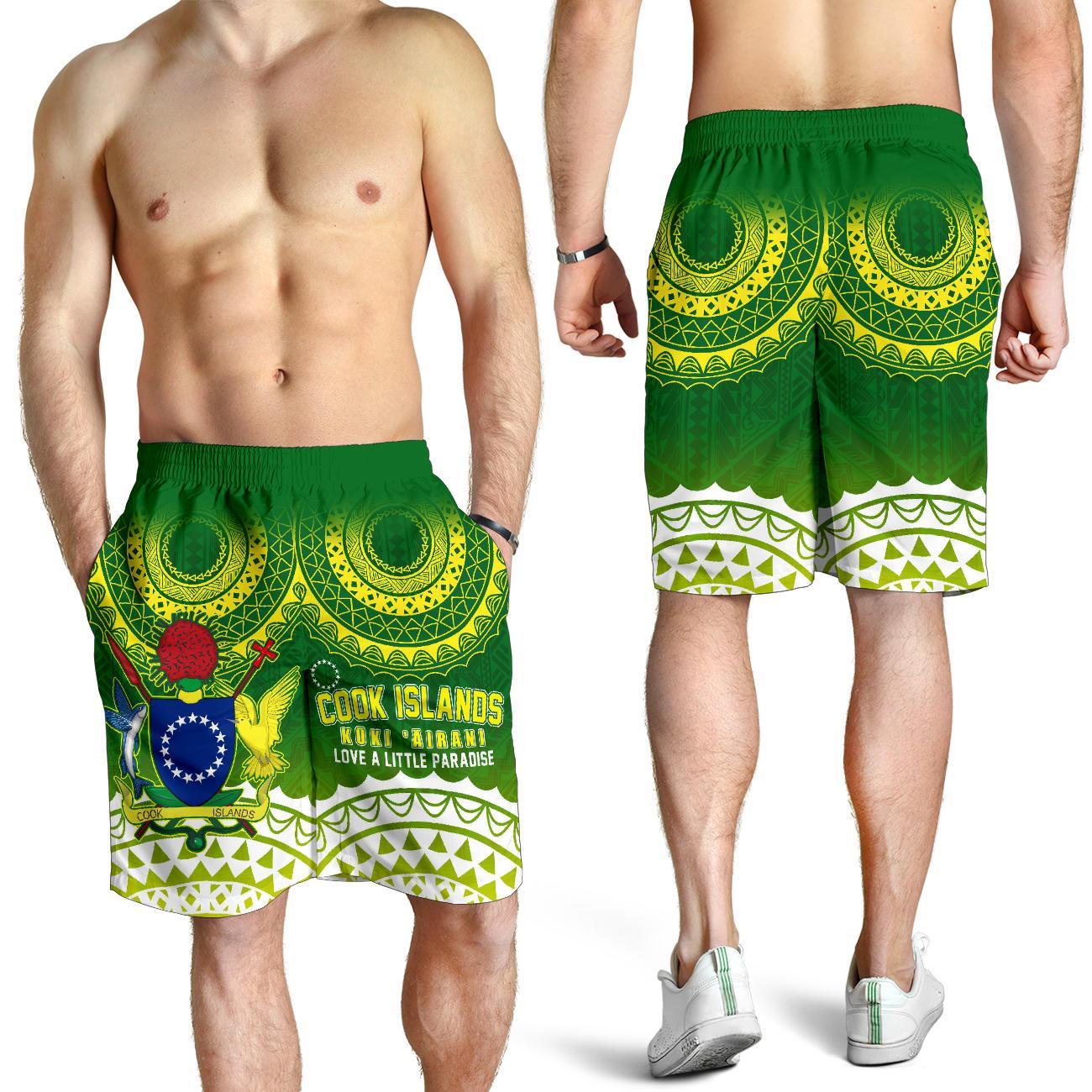 Cook Islands Shorts Love A Little Paradise - Vibe Hoodie Shop