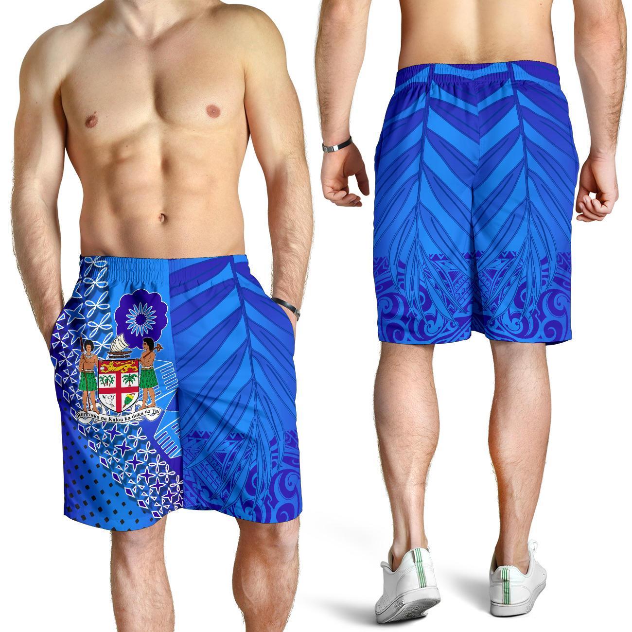 Fiji Drua Men Shorts Tapa - Vibe Hoodie Shop