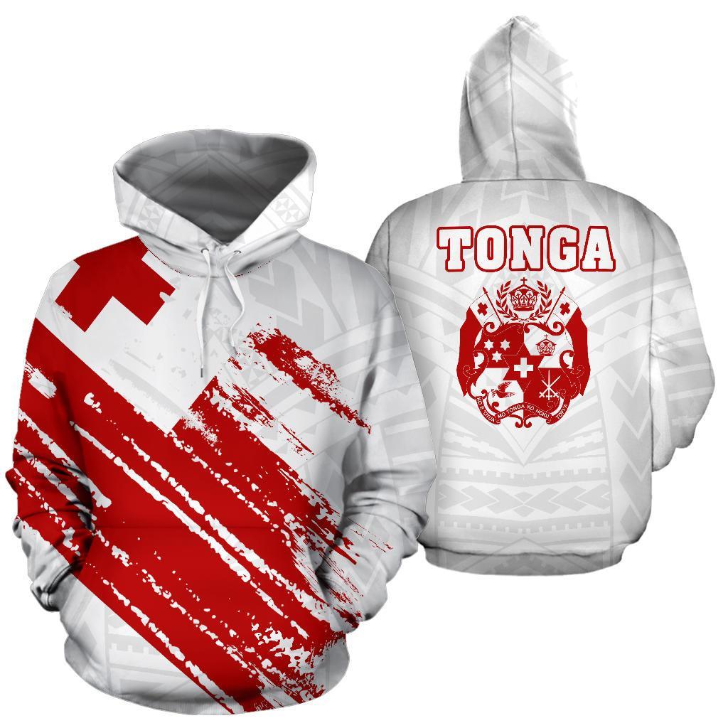 Hoodie Tonga Flag Coat Of Arms Polynesian - 02 - Vibe Hoodie Shop