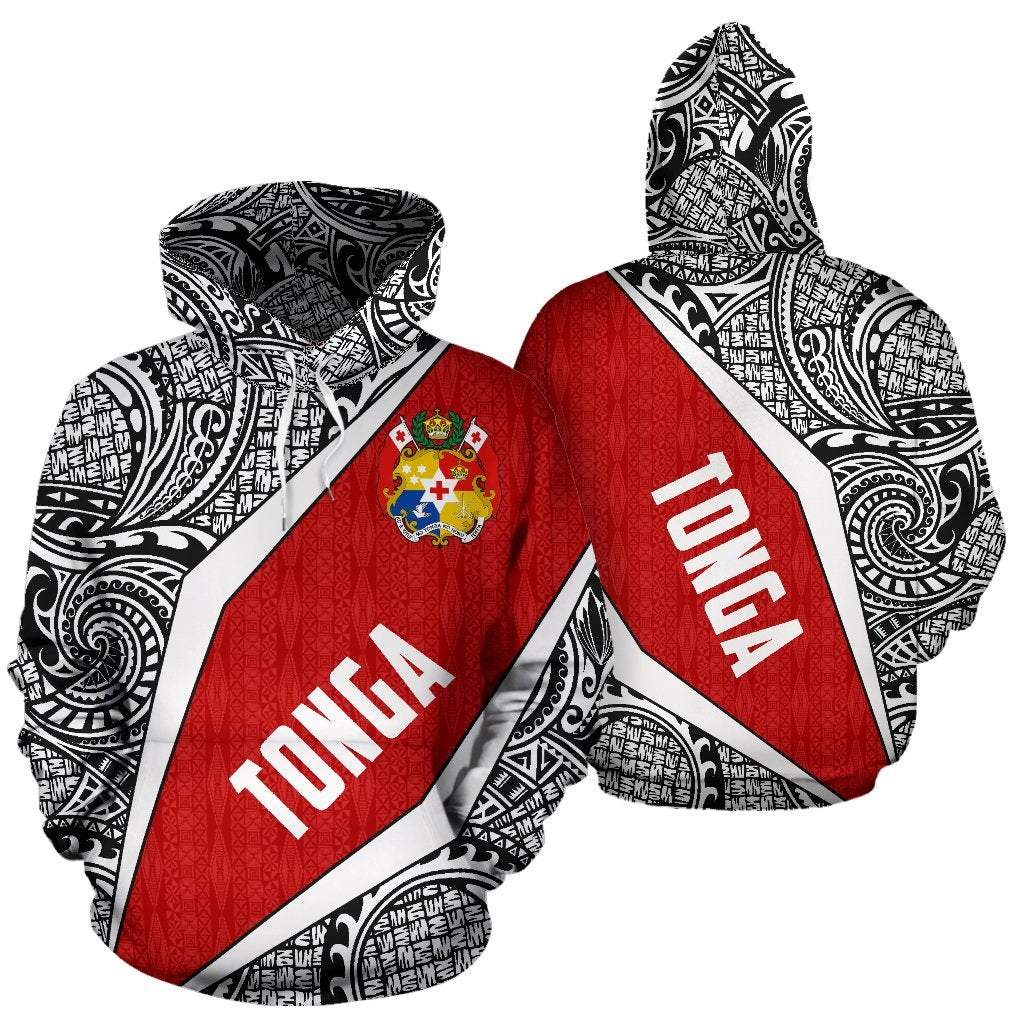 Hoodie Tonga Polynesian Coat Of Arms - Vibe Hoodie Shop