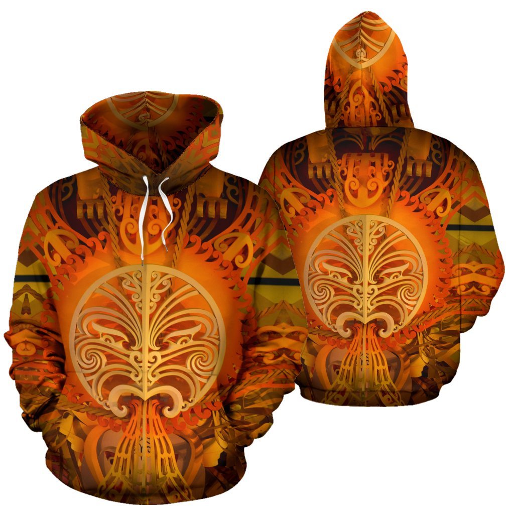 New Zealand Maori Sun God Hoodie - Vibe Hoodie Shop