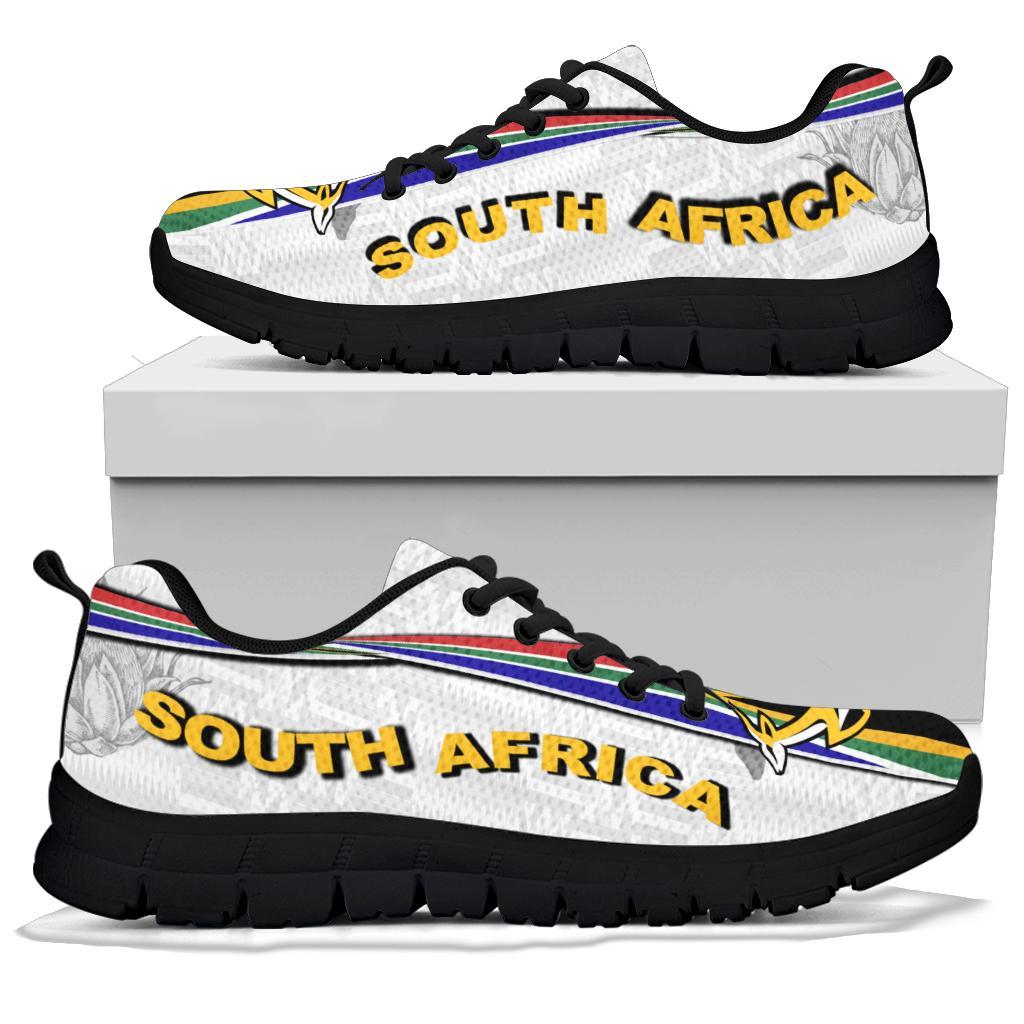 South Africa Sneakers Springboks Rugby Be Unique - White - Vibe Hoodie Shop