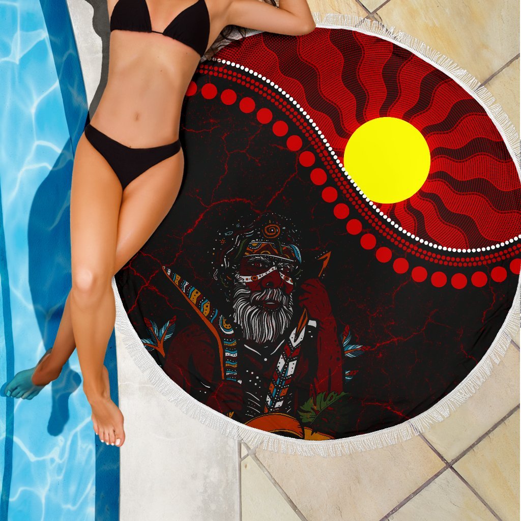 aboriginal-beach-blanket-indigenous-people-and-sun