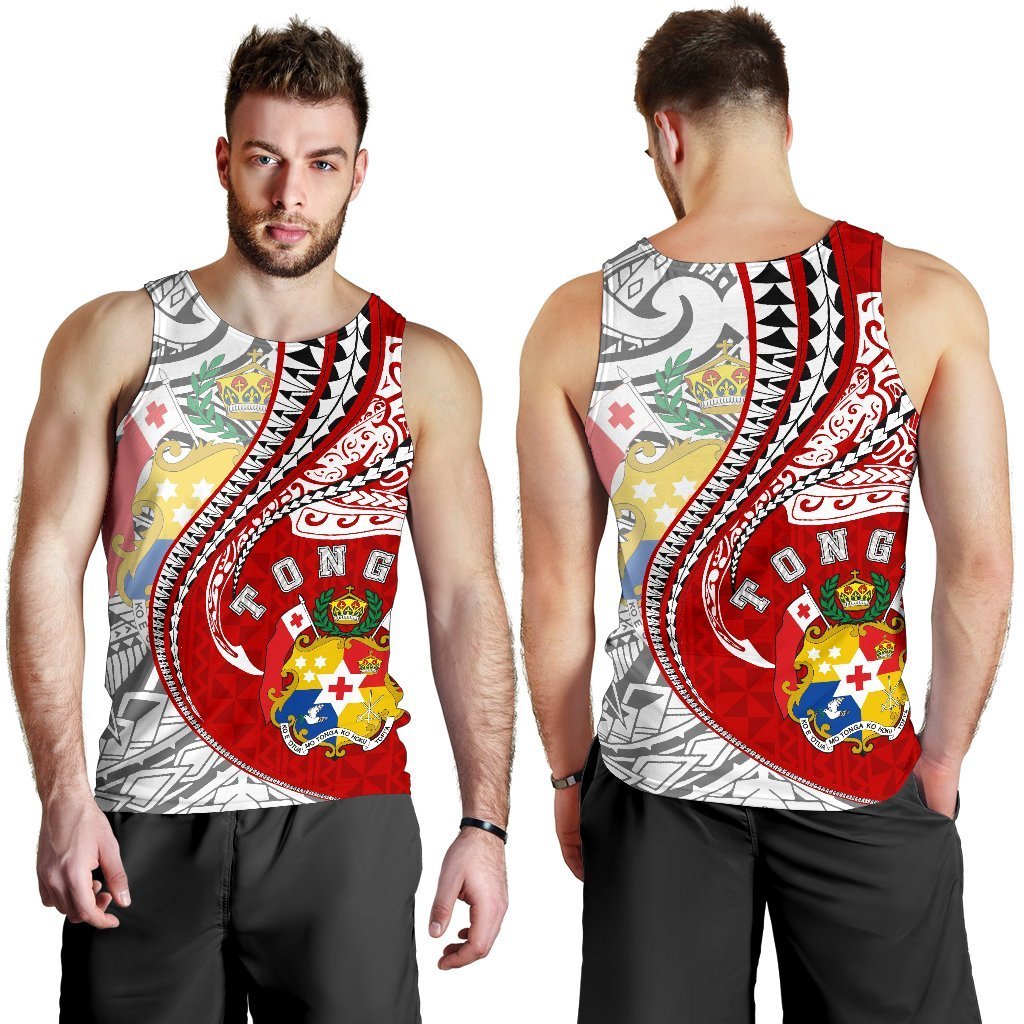 Tonga Men's Tank Top Kanaloa Tatau Gen To - Vibe Hoodie Shop