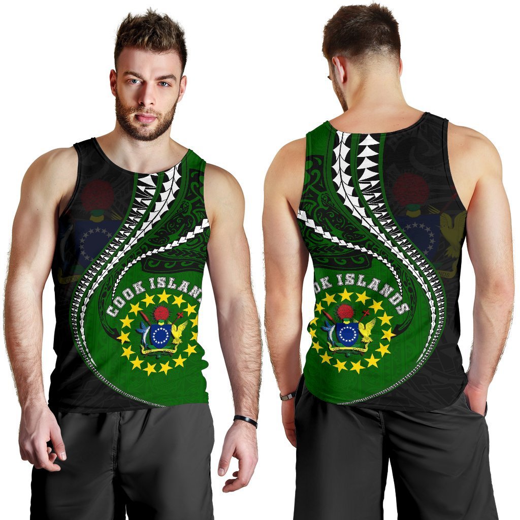 Cook Islands Men's Tank Top Kanaloa Tatau Gen Ck - Vibe Hoodie Shop