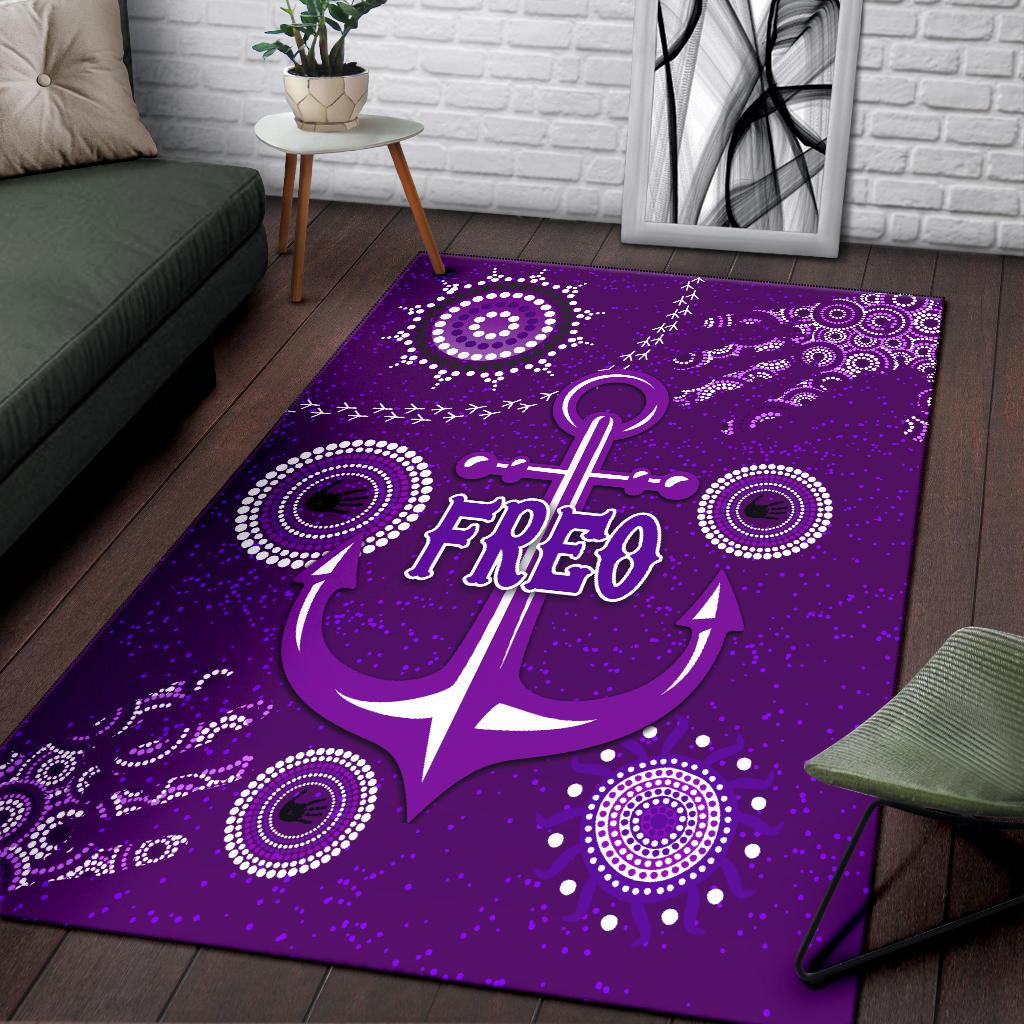 Fremantle Area Rug Indigenous Freo Country Style - Vibe Hoodie Shop