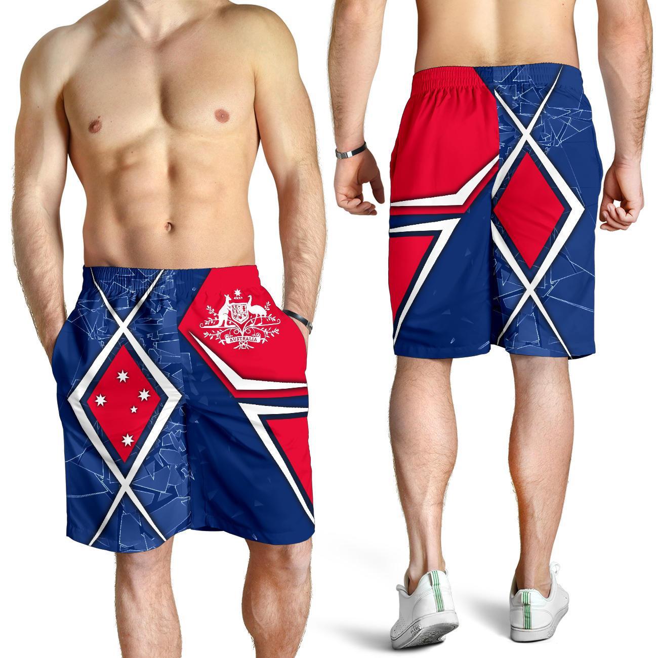 Men's Shorts - Aussie Flag - Vibe Hoodie Shop