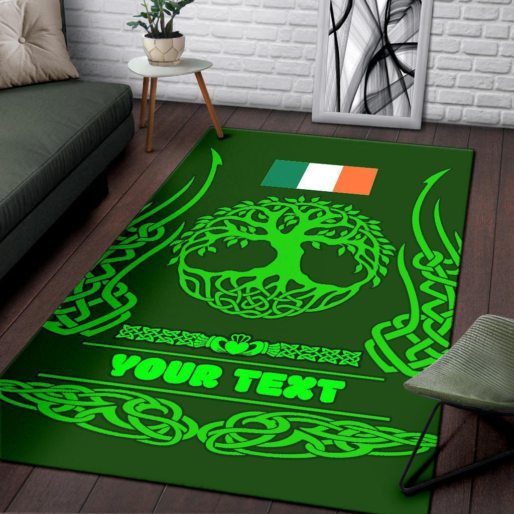 Ireland Celtic Personalised Area Rug - Symbol of Celtic - Vibe Hoodie Shop