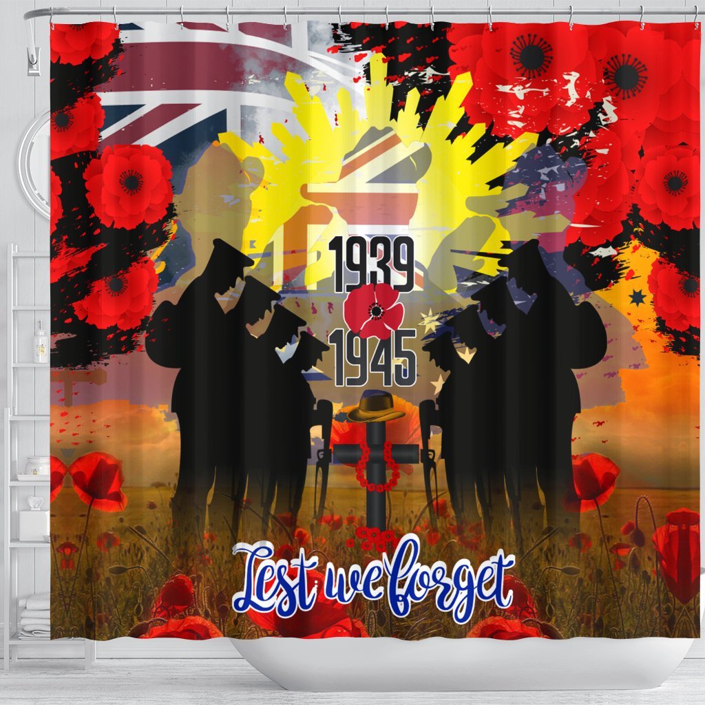 shower-curtain-anzac-day-2021-world-war-ii-commemoration-1939-1945