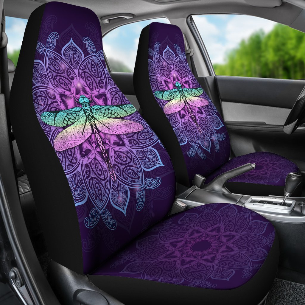 Maori Mandala Dragonfly Car Seat Covers - Vibe Hoodie Shop