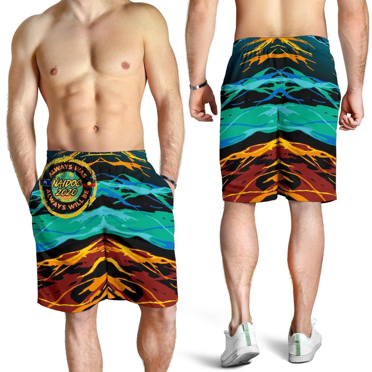 Men's Shorts - NAIDOC Always Was, Always Will Be - Vibe Hoodie Shop