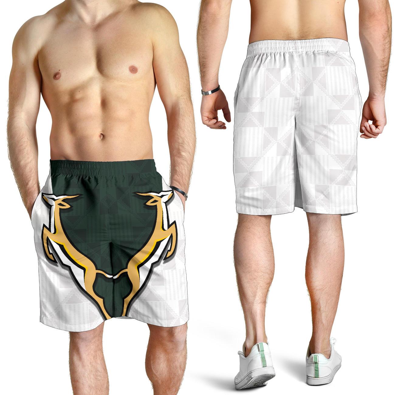 South Africa Springboks Forever Men Shorts - Vibe Hoodie Shop