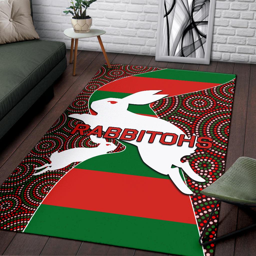 Rabbitohs Area Rug - Vibe Hoodie Shop