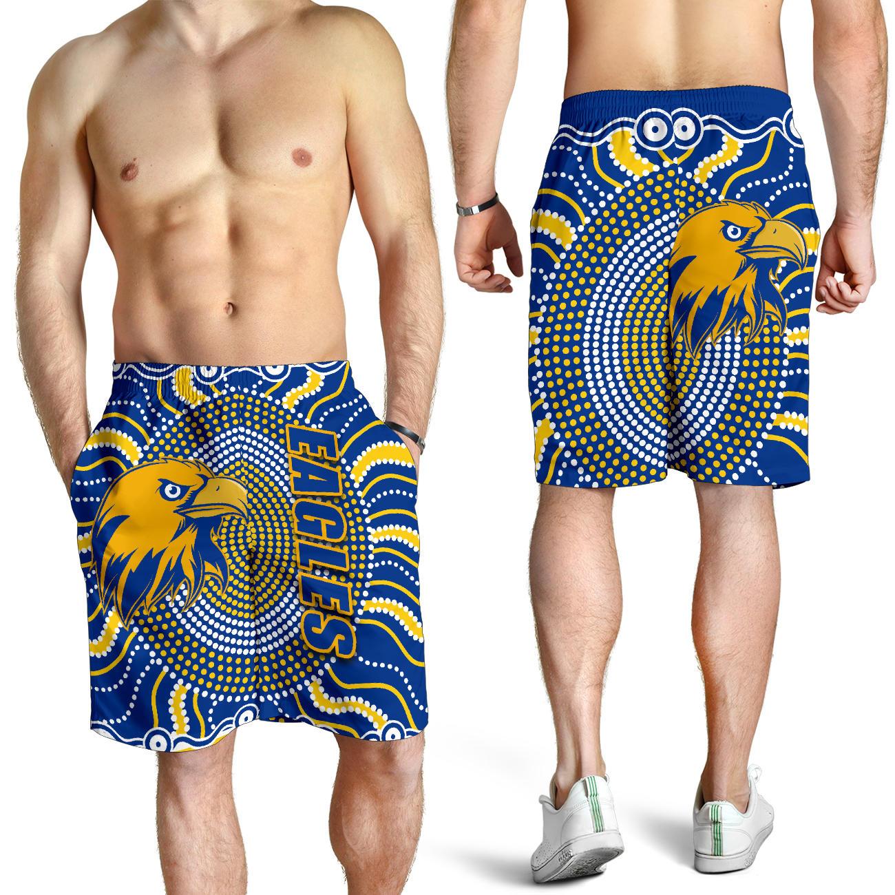 Eagles Men Shorts West Coast Mix Indigenous - Vibe Hoodie Shop