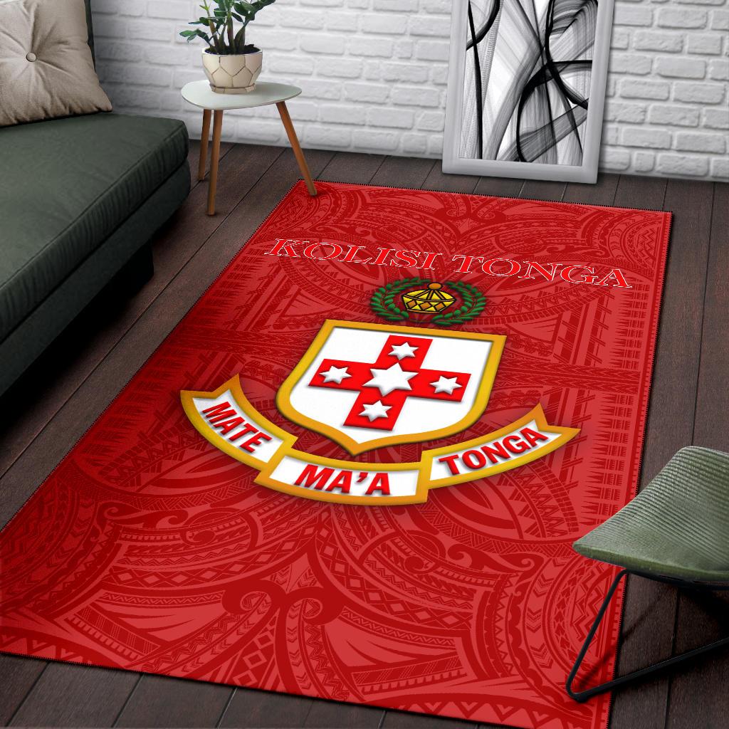 Kolisi Tonga Area Rug Mate Ma'a Tonga Unique Rugby Style - Vibe Hoodie Shop