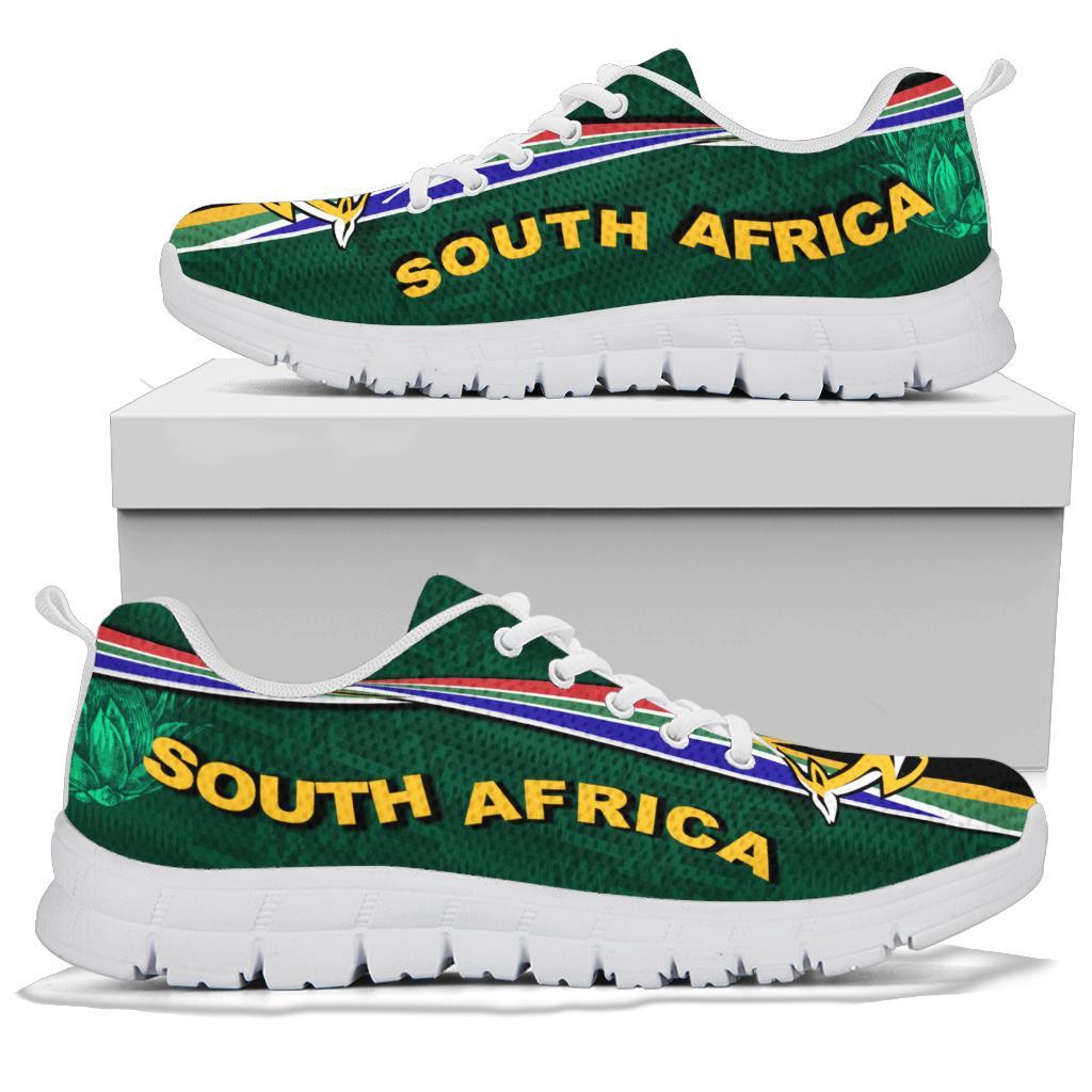 South Africa Sneakers Springboks Rugby Be Unique - Green - Vibe Hoodie Shop