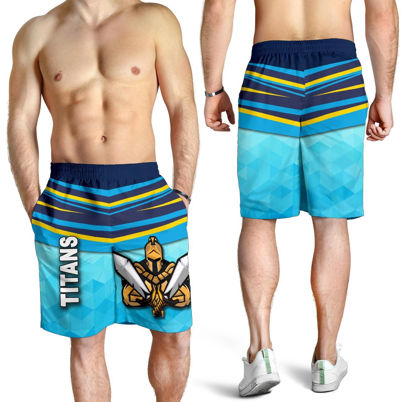 Gold Coast Men Shorts Titans Gladiator - Vibe Hoodie Shop