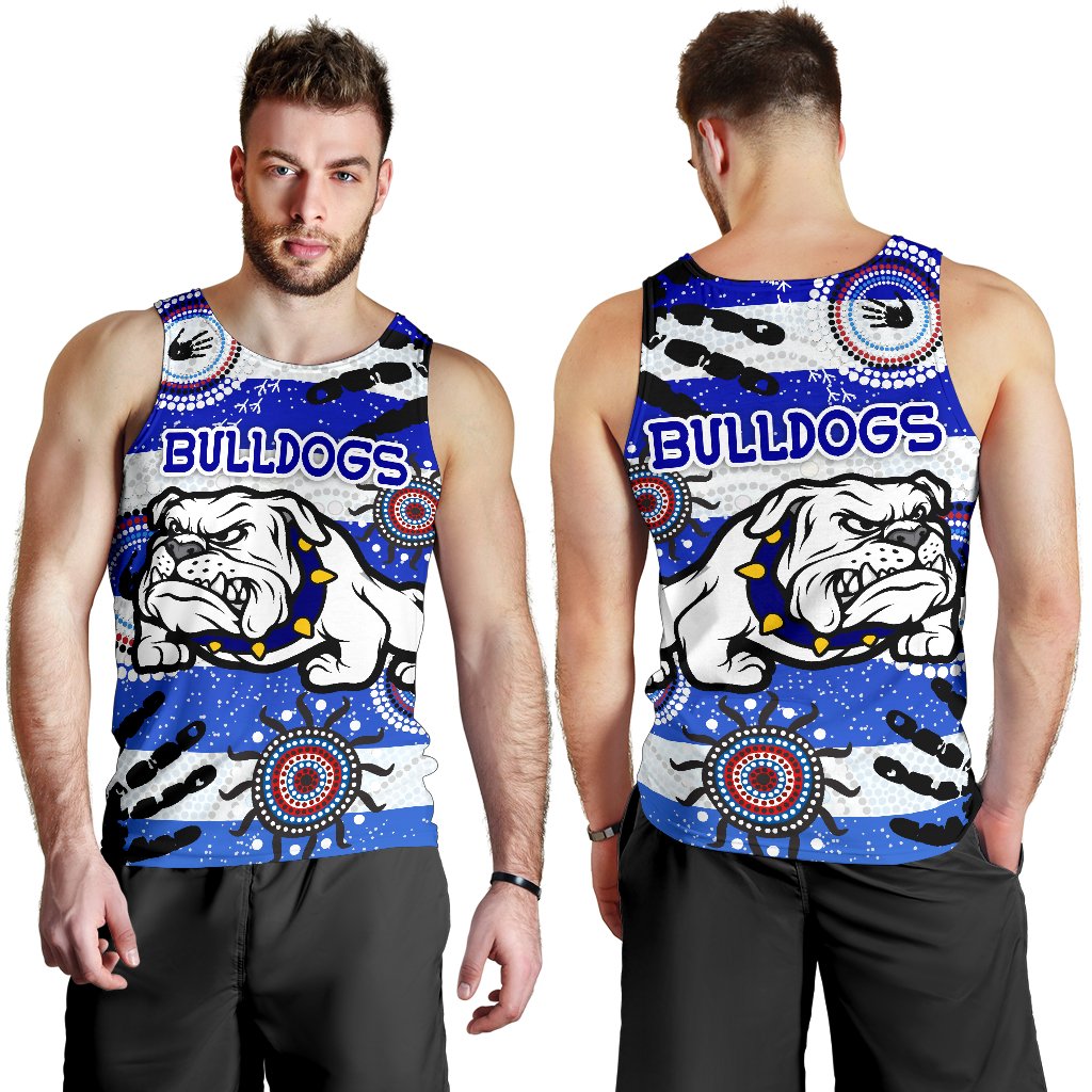 Bulldogs Men Tank Top Indigenous Country Style No.1 - Vibe Hoodie Shop