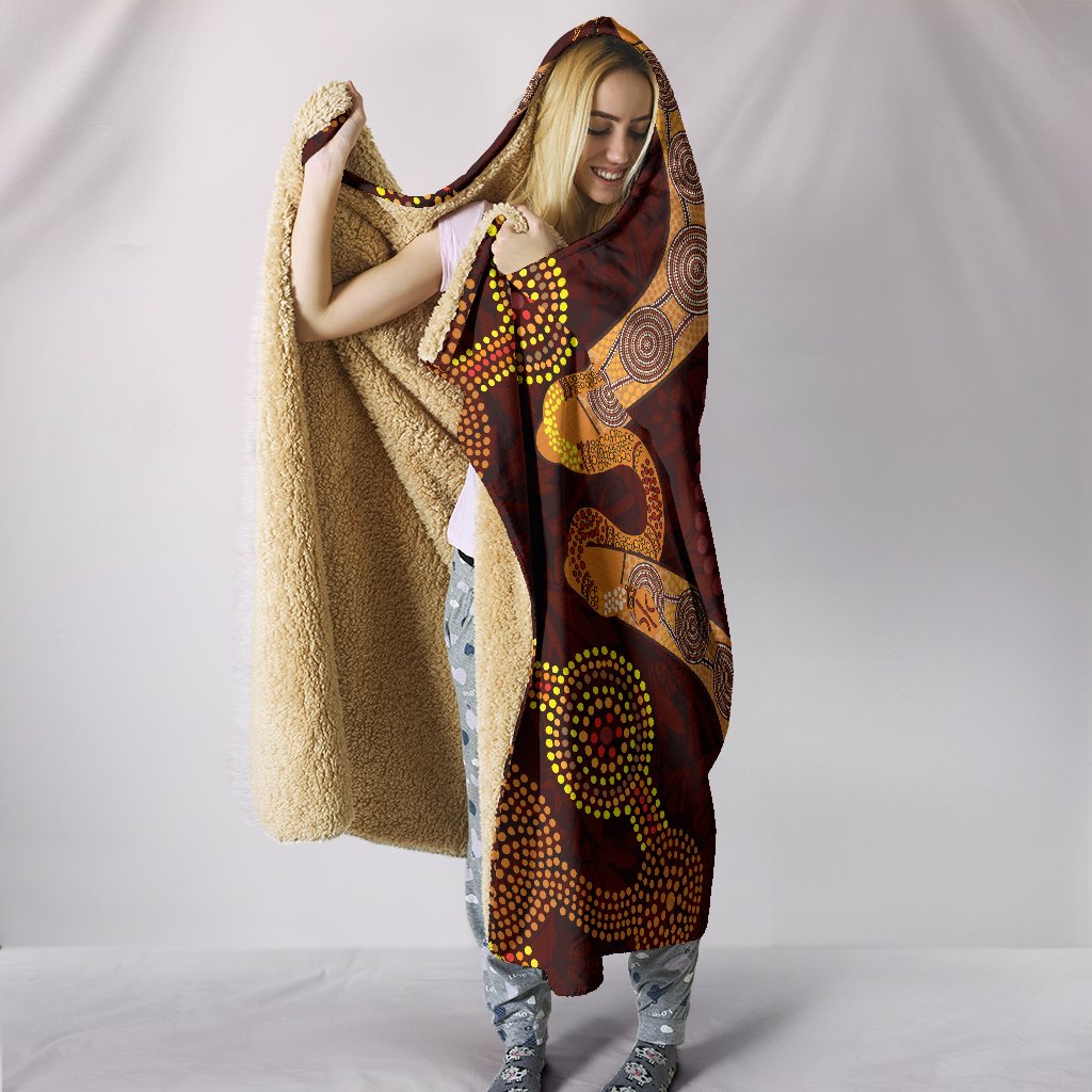 aboriginal-hooded-blanket-dot-painting-indigenous-circle-and-boomerang