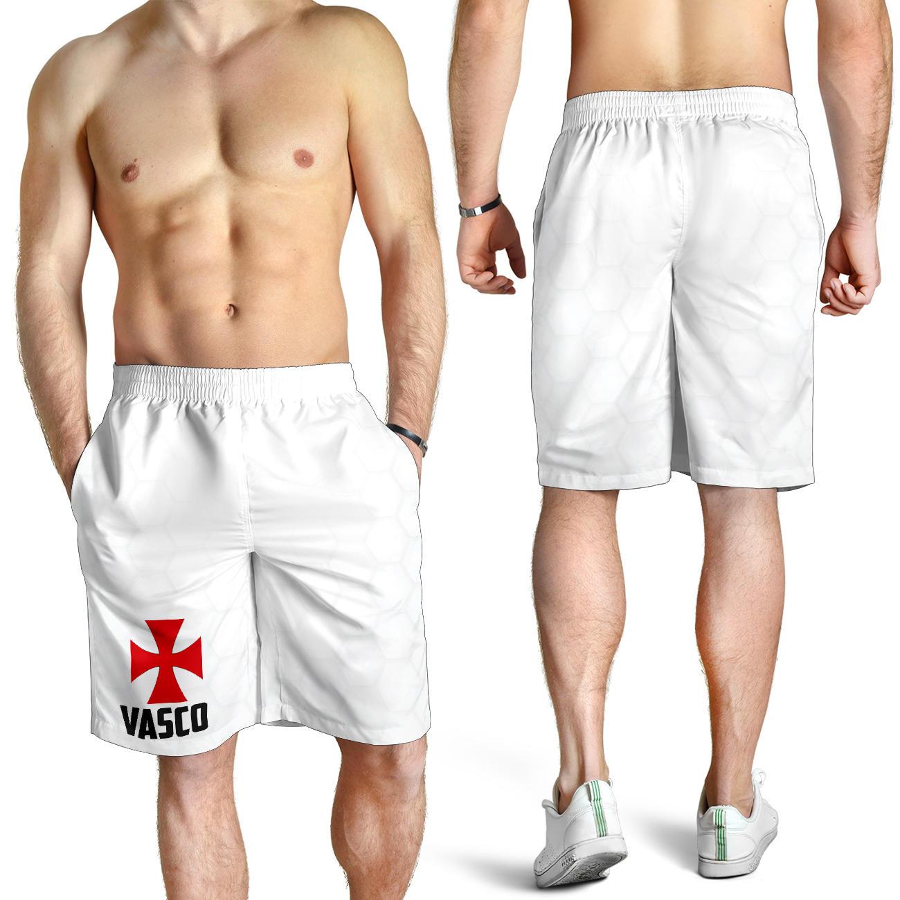 Vasco Men's Shorts White - Vibe Hoodie Shop