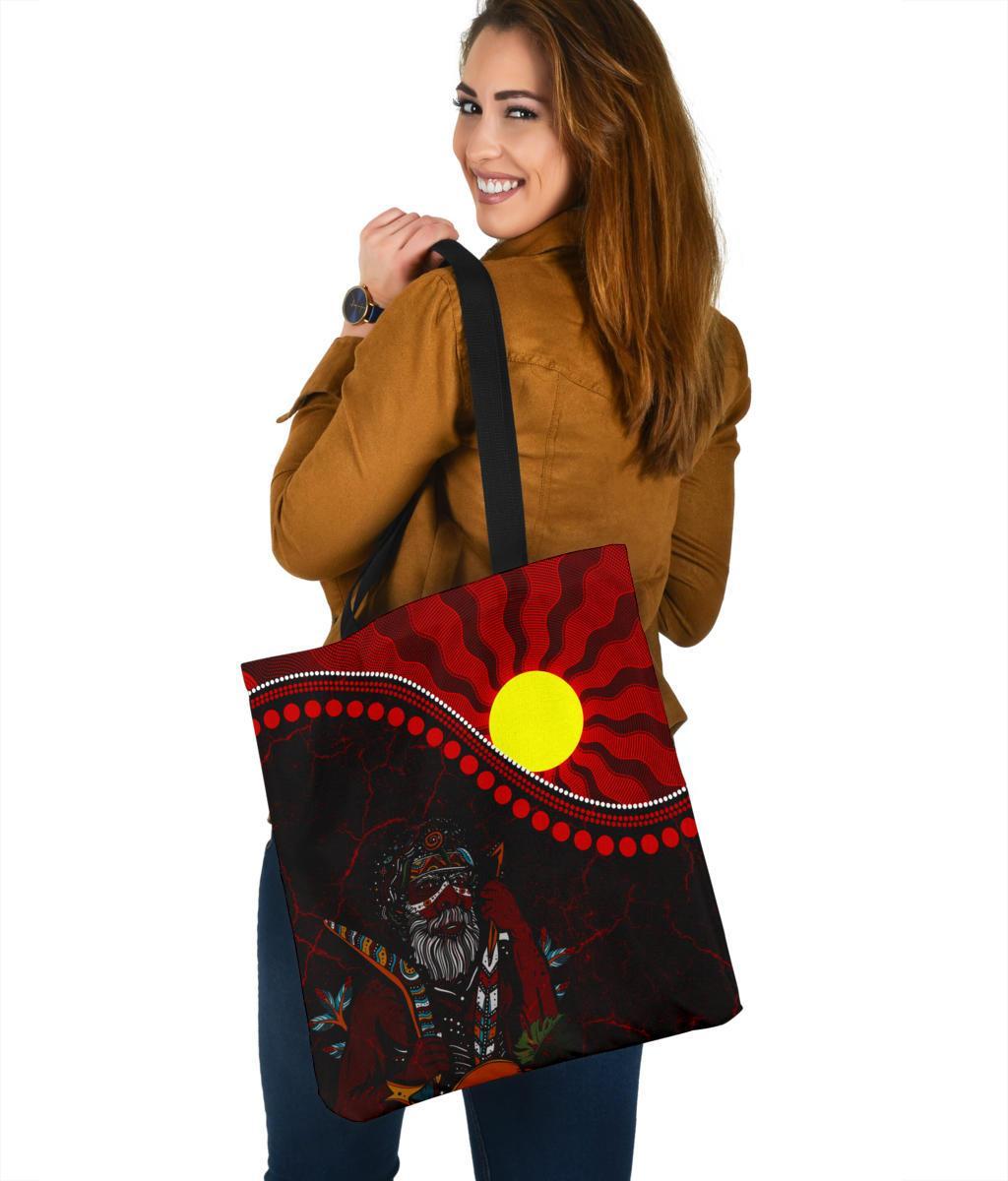aboriginal-tote-bags-indigenous-people-and-sun