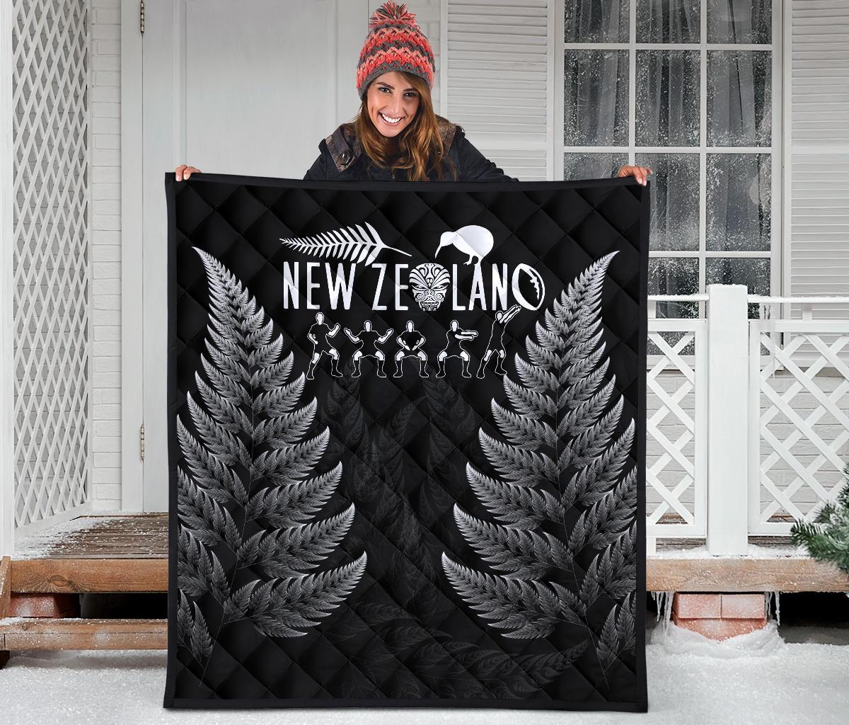 New Zealand Premium Quilt Haka Rugby Exclusive Edition - Vibe Hoodie Shop