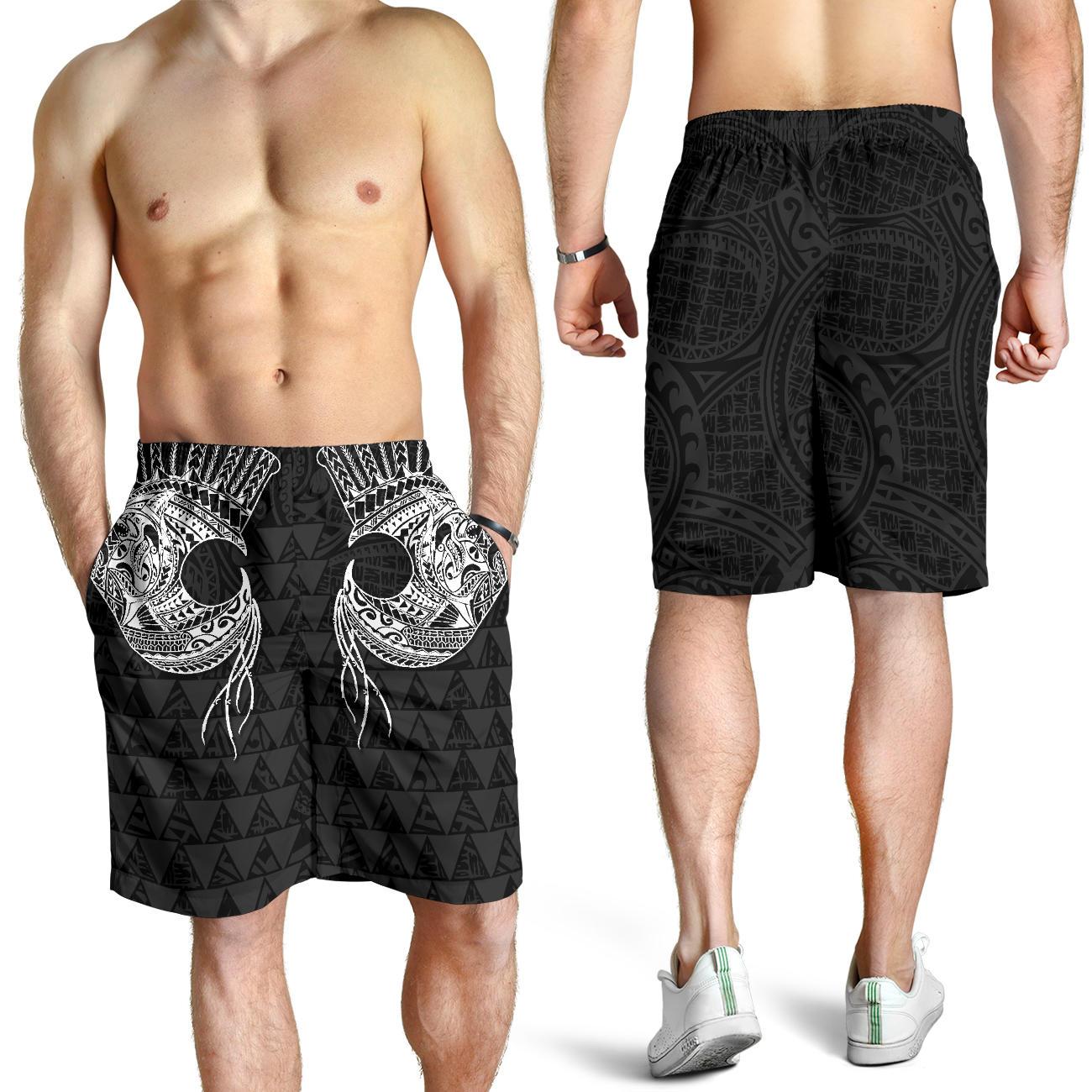 Polynesian Warrior Tattoo Lauhala Men Shorts - Vibe Hoodie Shop