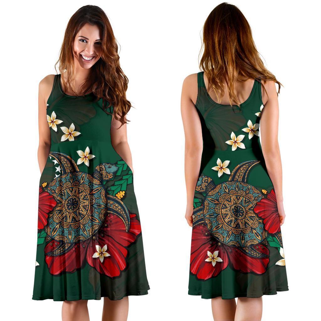 cook-islands-dress-green-turtle-tribal