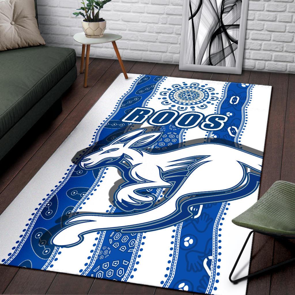 Melbourne Kangaroos Rugs Indigenous North - Roos White - Vibe Hoodie Shop