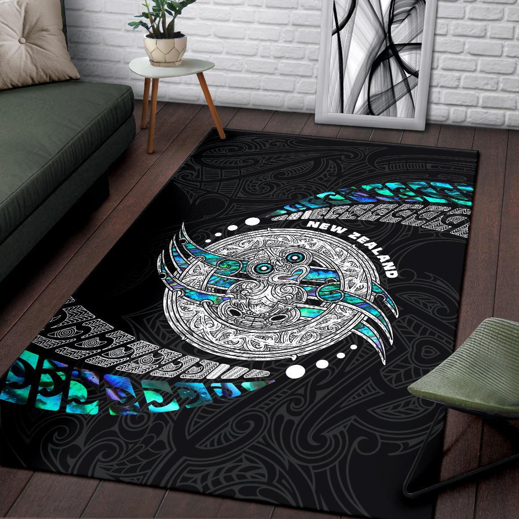 Maori New Zealand Area Rug Hei Tiki Sport Style - Vibe Hoodie Shop