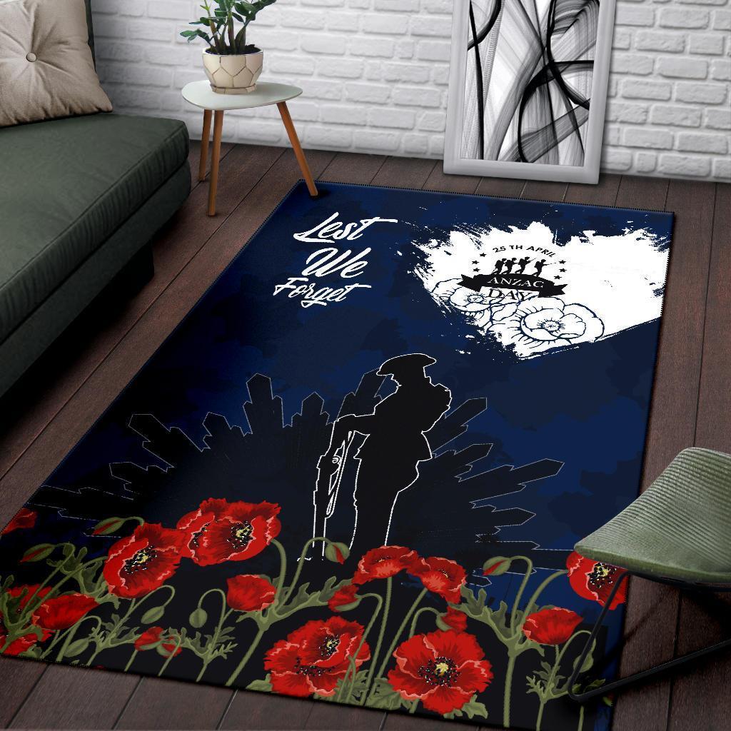 ANZAC Day Area Rug - Australia ANZAC Day 2021 - Vibe Hoodie Shop