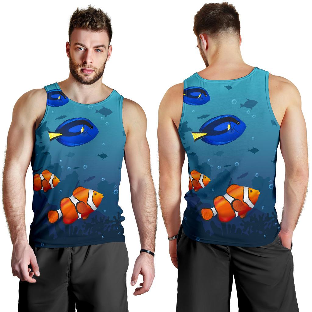 Australia Men Tank Top - Fish Mens Tank Ocean Finding Nemo - Vibe Hoodie Shop