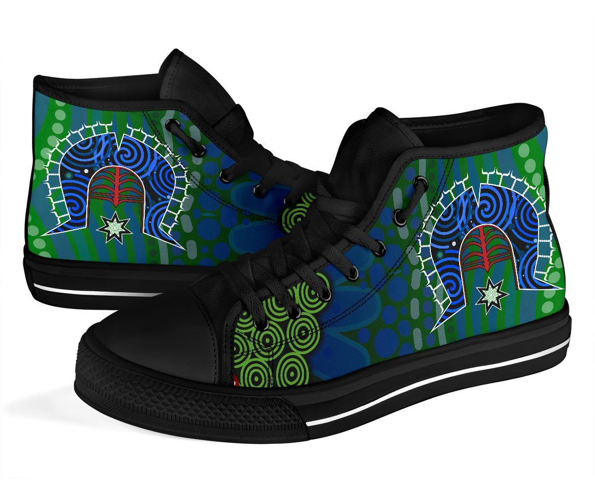 torres-strait-high-top-shoes-dhari-and-dot-patterns