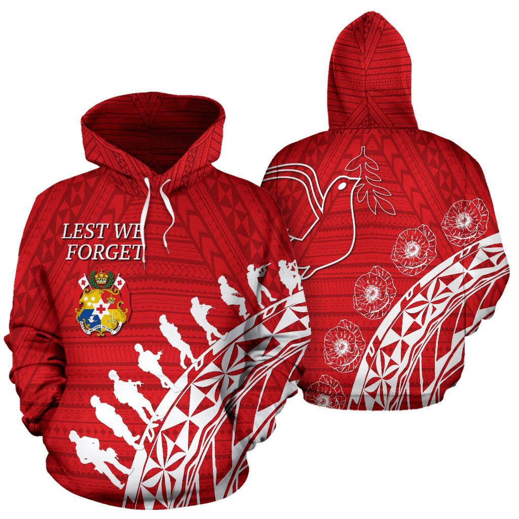 Tonga ANZAC Lest We Forget Hoodie - Vibe Hoodie Shop