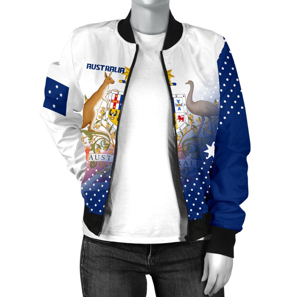 Women's Bomber Jacket - Always Proud Of Australia - Vibe Hoodie Shop