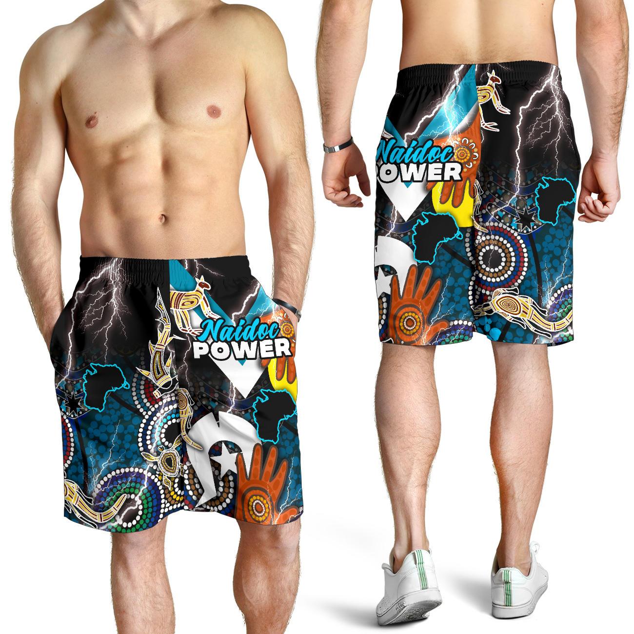 Power NAIDOC Week All Over Print Men's Shorts Adelaide Special Version - Vibe Hoodie Shop