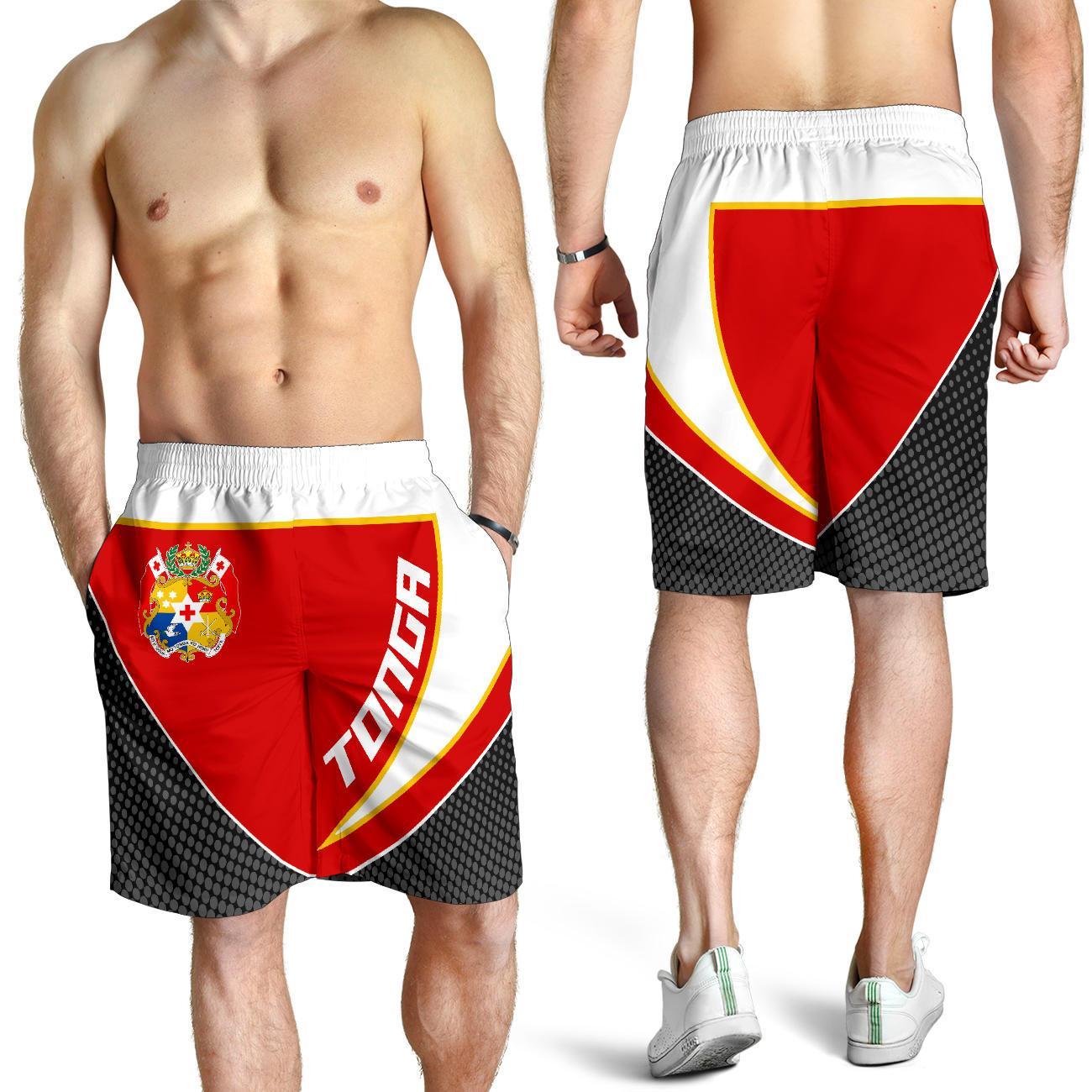 Tonga Flag Spine Men Short - Vibe Hoodie Shop